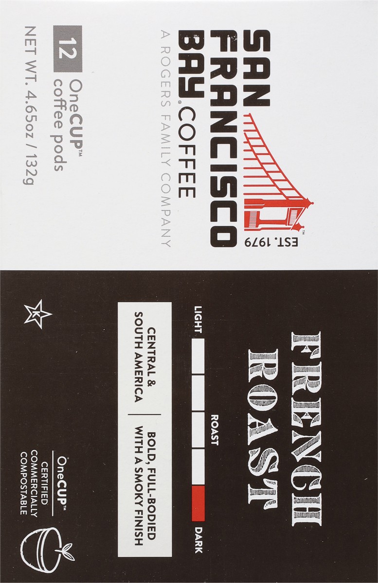 slide 6 of 10, SF Bay Coffee French Roast Coffee Pods, 12 ct