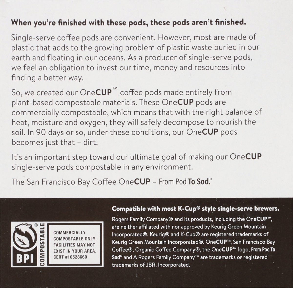 slide 7 of 10, SF Bay Coffee French Roast Coffee Pods, 12 ct
