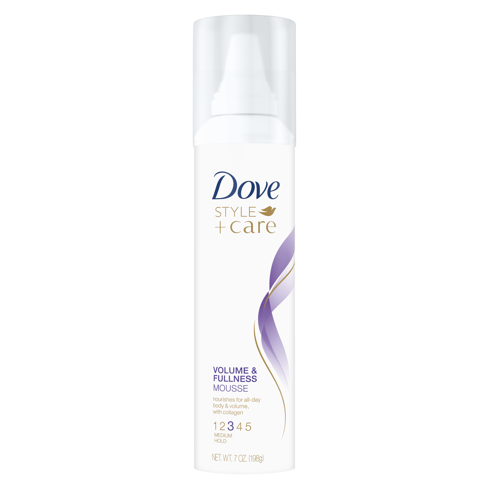 slide 2 of 3, Dove Style + Care Mousse Volume & Fullness, 7 oz, 7 oz