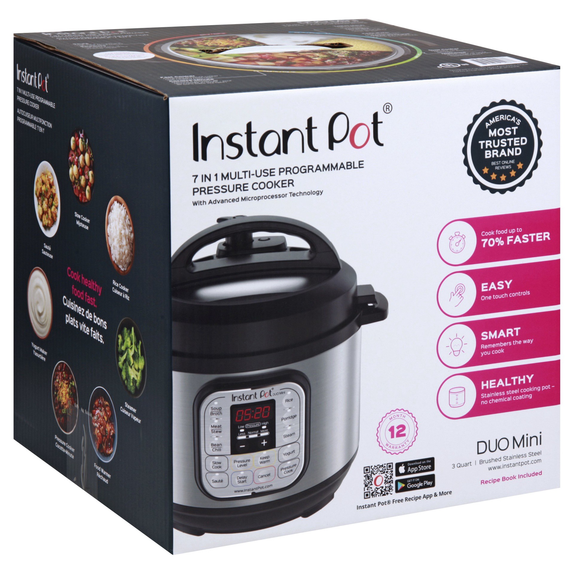 slide 1 of 2, Instant Pot Pressure Cooker 1 ea, 1 ea