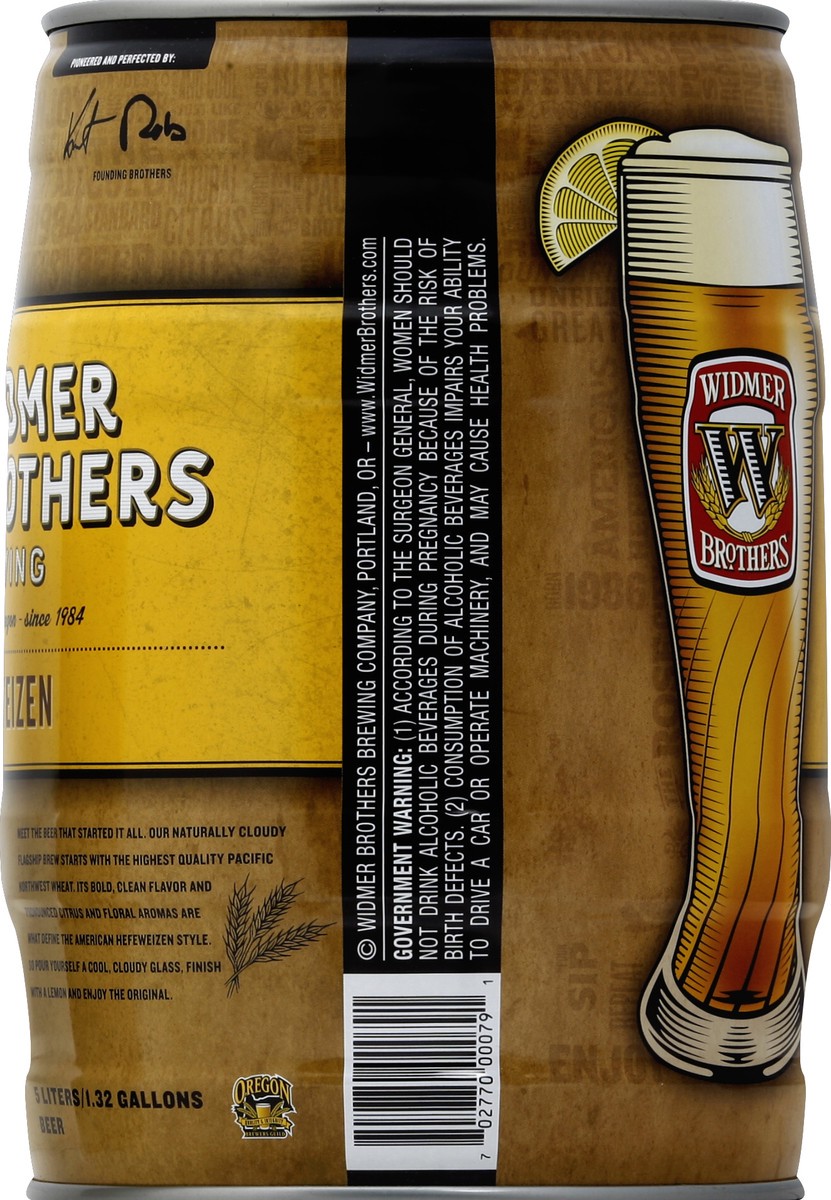 slide 3 of 4, Widmer Brothers Brewing Hefeweizen, 5 liter