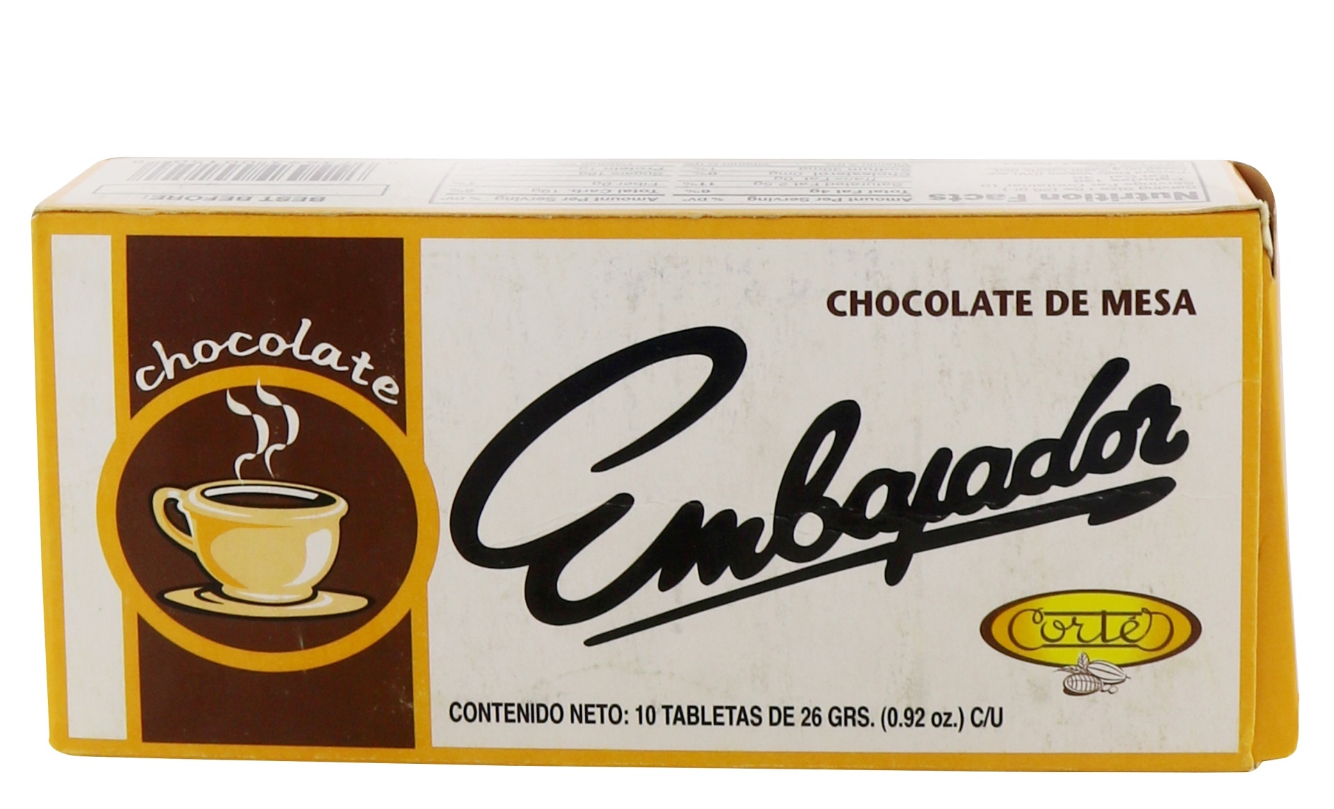 slide 1 of 1, Goya Chocolate Embajador, 9.17 oz