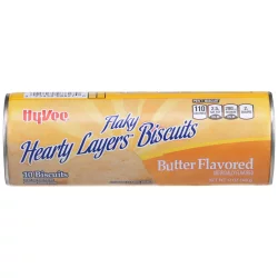 Hy-vee Butter Flavored Flaky Hearty Layers Biscuits