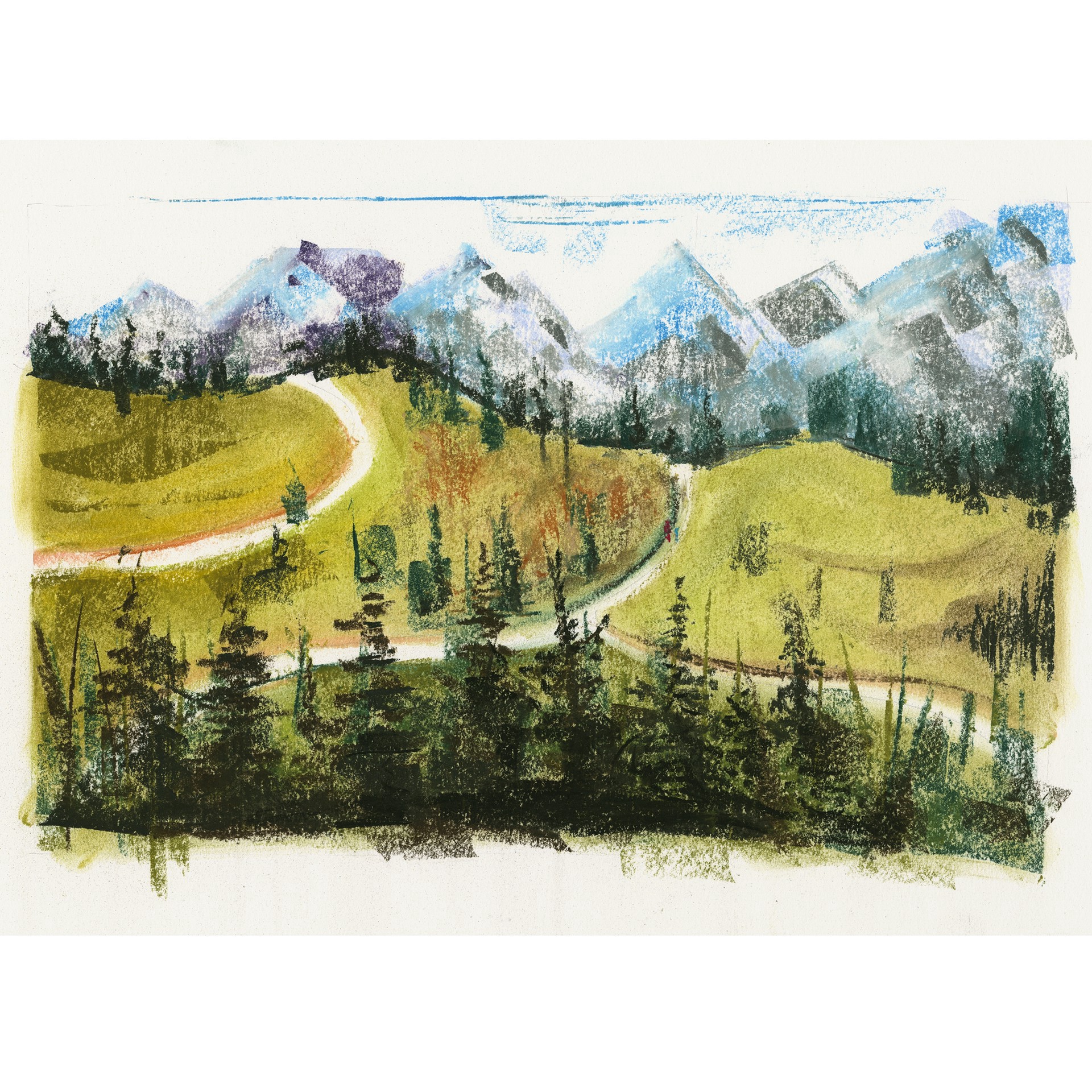 slide 6 of 6, Faber-Castell Full Length 24 Color Soft Pastel Stick Set, 2.5 in