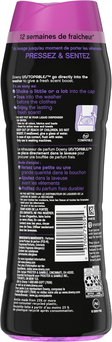 slide 4 of 5, Downy Unstopables In-wash Scent Booster Beads Lush Scent, 8.6 oz