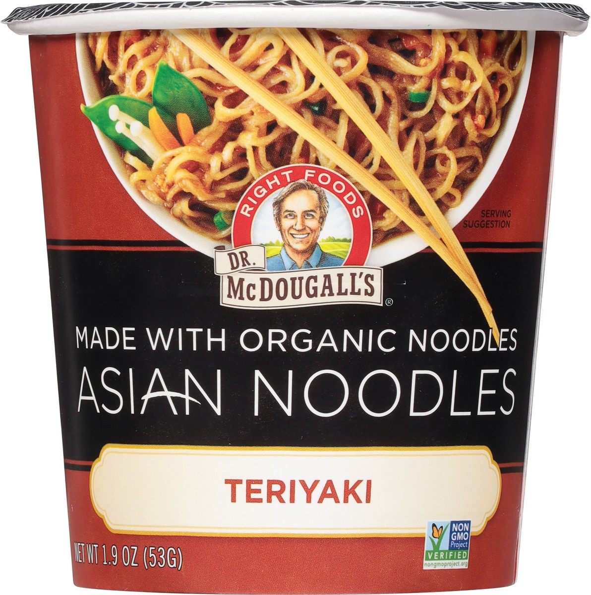 slide 4 of 12, Dr. McDougall's Teriyaki Asian Noodles 1.9 oz, 1.9 oz