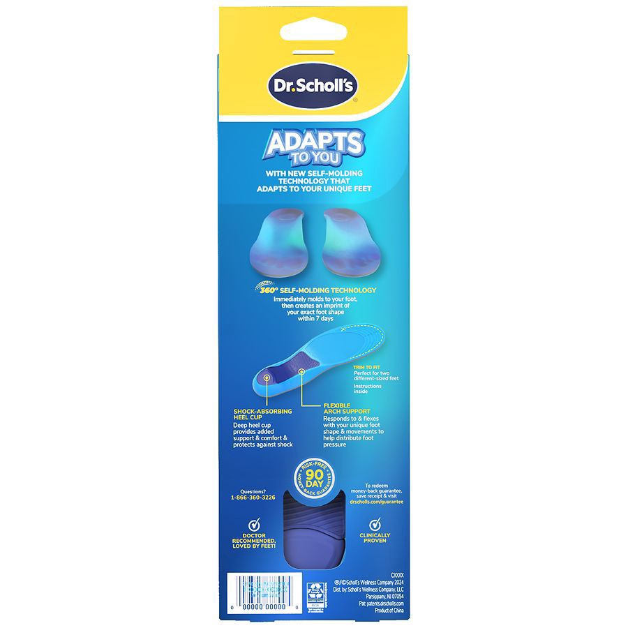 slide 2 of 5, Dr Scholls Adapts to you Insole W, 1 ct