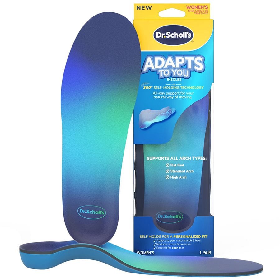 slide 5 of 5, Dr Scholls Adapts to you Insole W, 1 ct