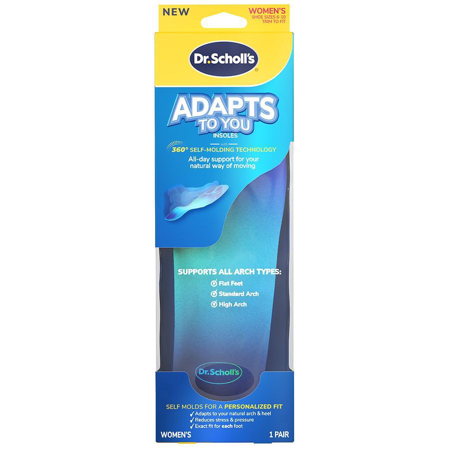 slide 1 of 5, Dr Scholls Adapts to you Insole W, 1 ct