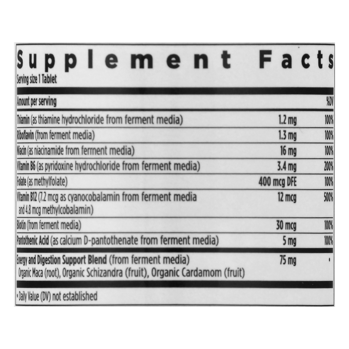 slide 7 of 12, New Chapter Fermented Vitamin B Complex, Tablets, 30 ct