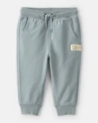 Carter's Baby Boy French Terry Joggers - Green Grey 24M