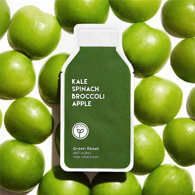 slide 5 of 5, ESW Beauty Green Reset Raw Juice Mask 0.85 fl oz, 0.85 fl oz