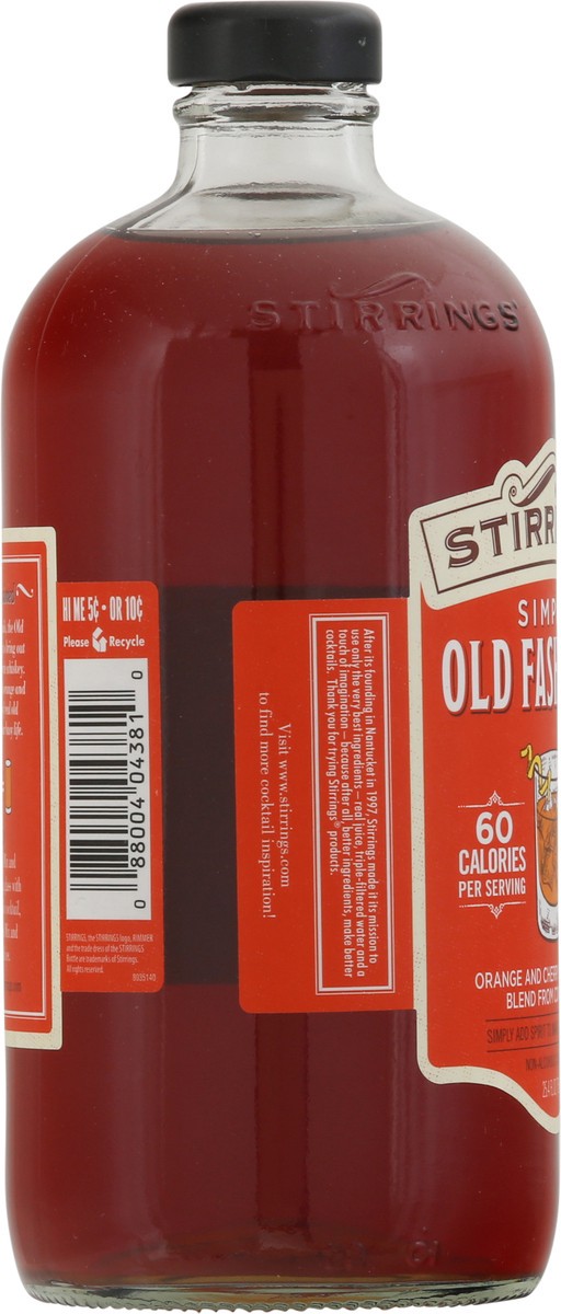 slide 7 of 11, Stirrings Sazerac Co., Inc. Stirrings Cocktail Mix, Non-Alcoholic, Simple Old Fashioned, 750 ml