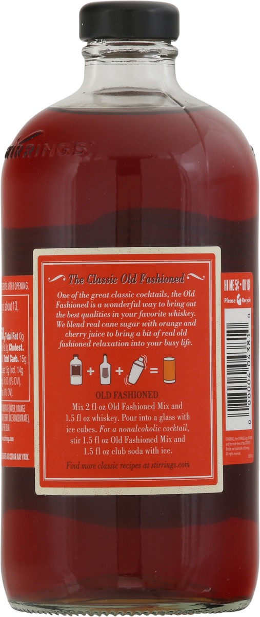 slide 9 of 11, Stirrings Sazerac Co., Inc. Stirrings Cocktail Mix, Non-Alcoholic, Simple Old Fashioned, 750 ml