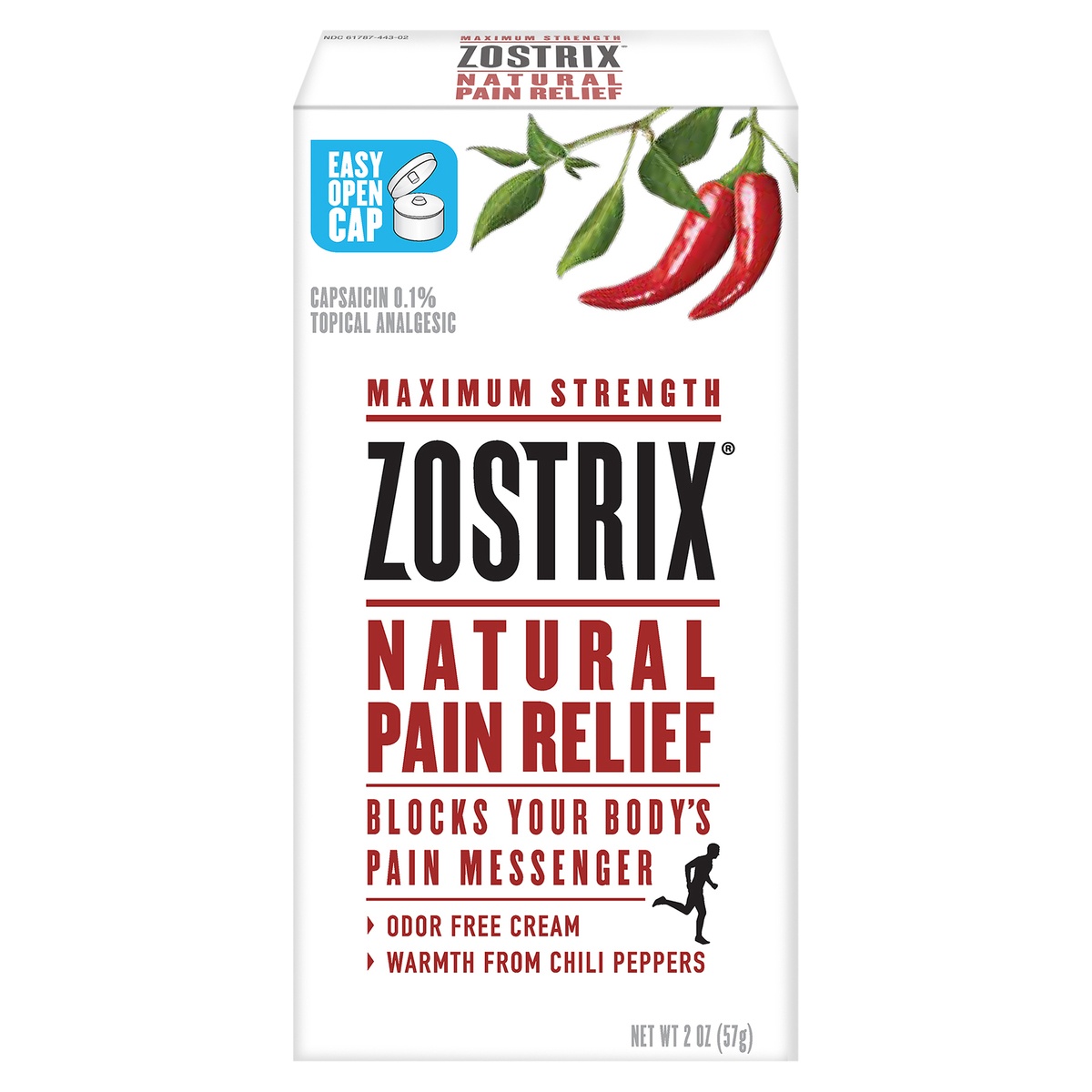 slide 1 of 1, Zostrix High Potency Arthritis Pain Relief Cream, 2 oz