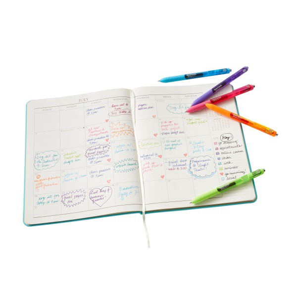 slide 6 of 10, Paper Mate Inkjoy Medium Point Slate Blue Gel Pen, 0.7 mm