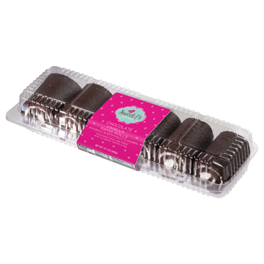 slide 1 of 1, Sweet P's Bake Shop Chocolate Vanilla Swiss Rolls 14.1 oz, 14.1 oz