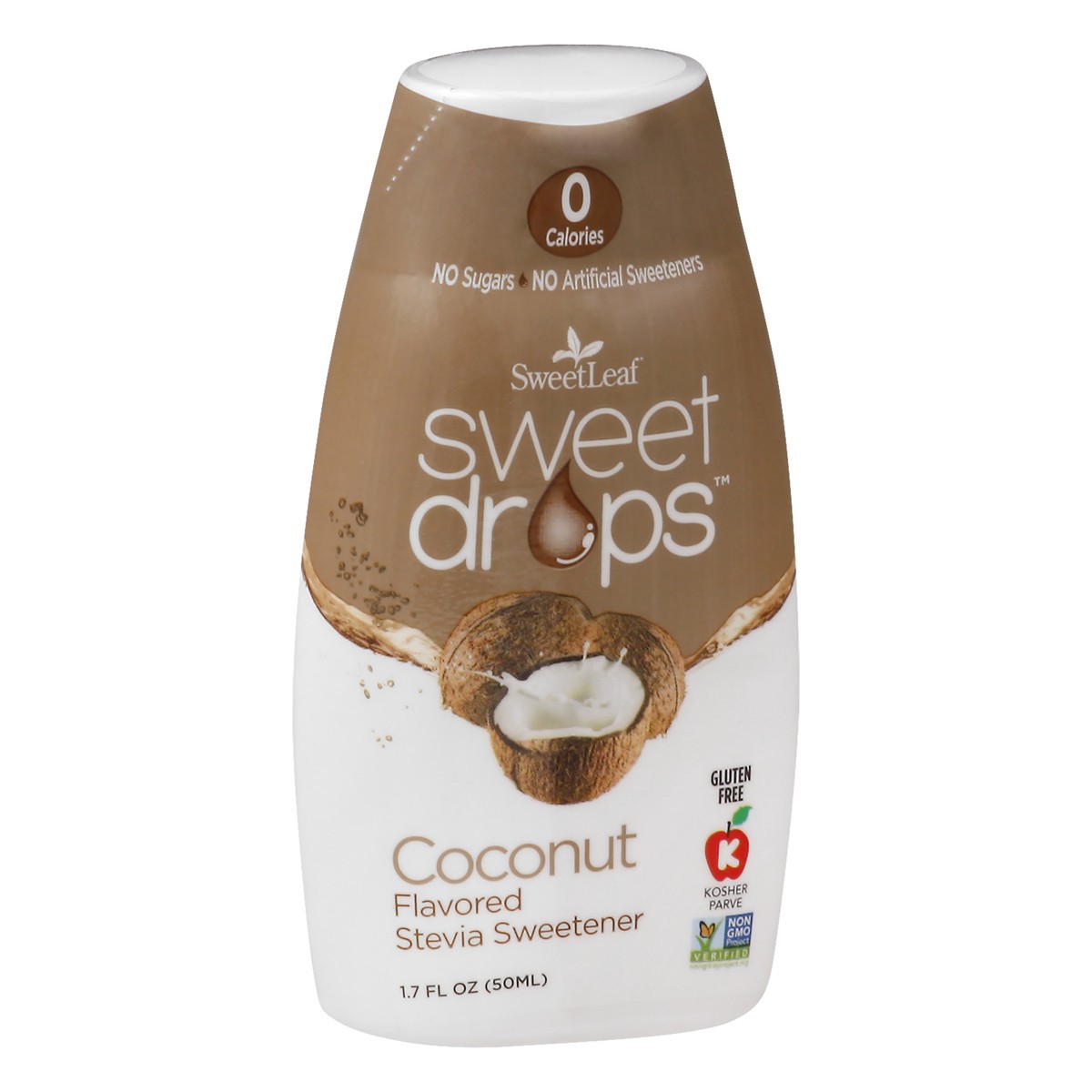 slide 10 of 10, Sweet Drops Coconut Flavored Stevia Sweetener 1.7 fl oz, 1.7 oz