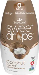 Sweet Drops Coconut Flavored Stevia Sweetener 1.7 fl oz
