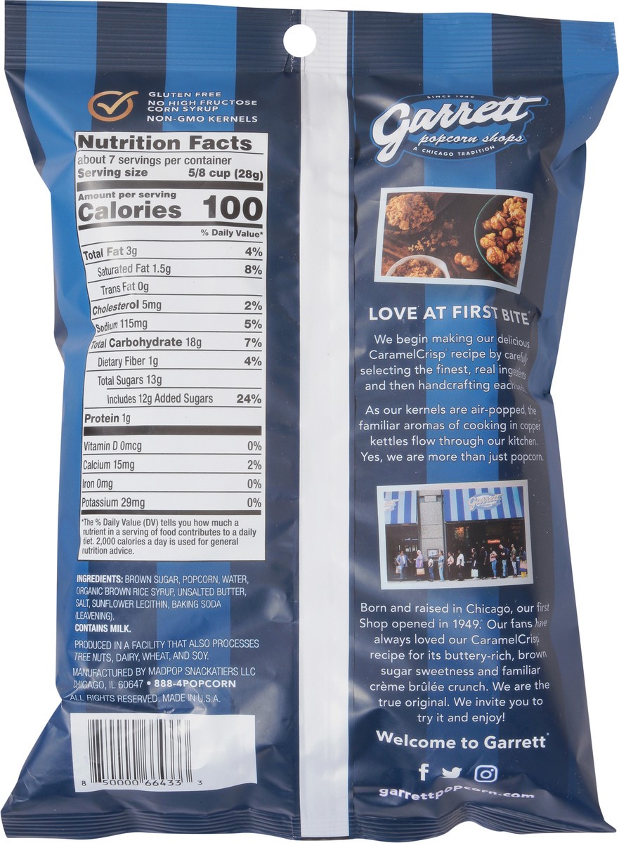 slide 4 of 9, Garrett Popcorn Shops, CaramelCrisp 7.5oz, 7.5 oz