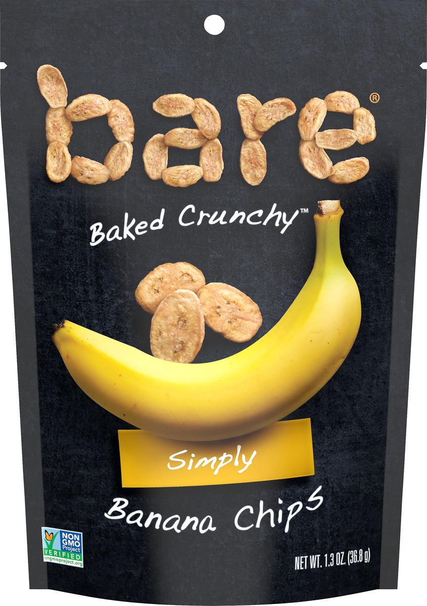 slide 3 of 3, Bare Simple Banana Chips 1.3 oz, 1.3 oz