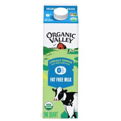 Organic Valley Organic Nonfat Milk, 1 qt