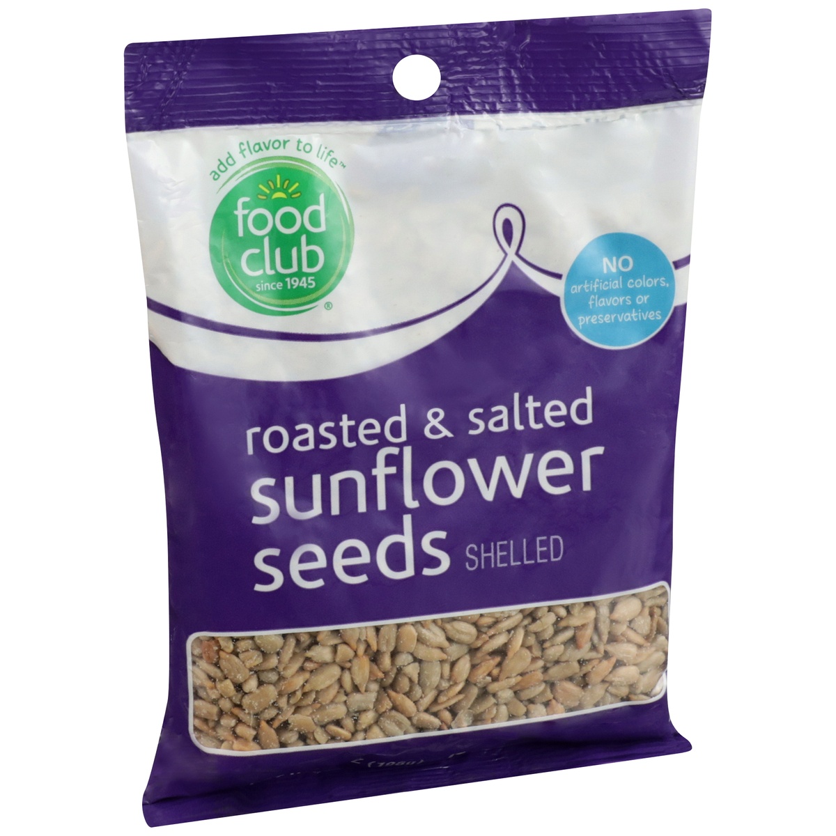 slide 2 of 10, Food Club Roasted & Salted Shelled Sunflower Seeds, 7 oz