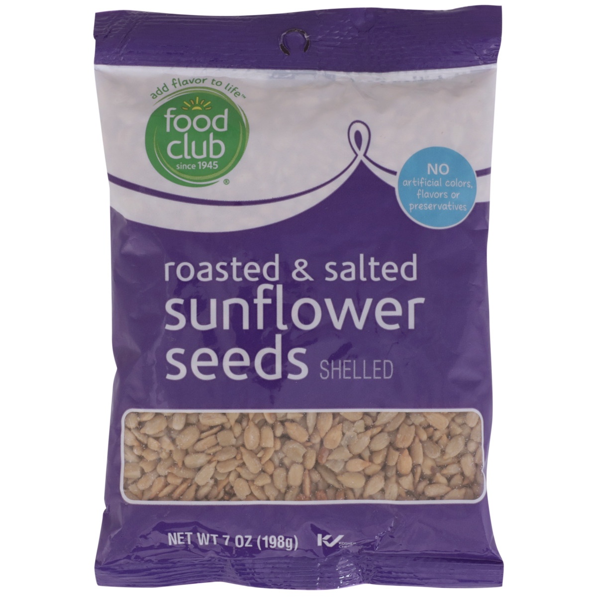 slide 9 of 10, Food Club Roasted & Salted Shelled Sunflower Seeds, 7 oz