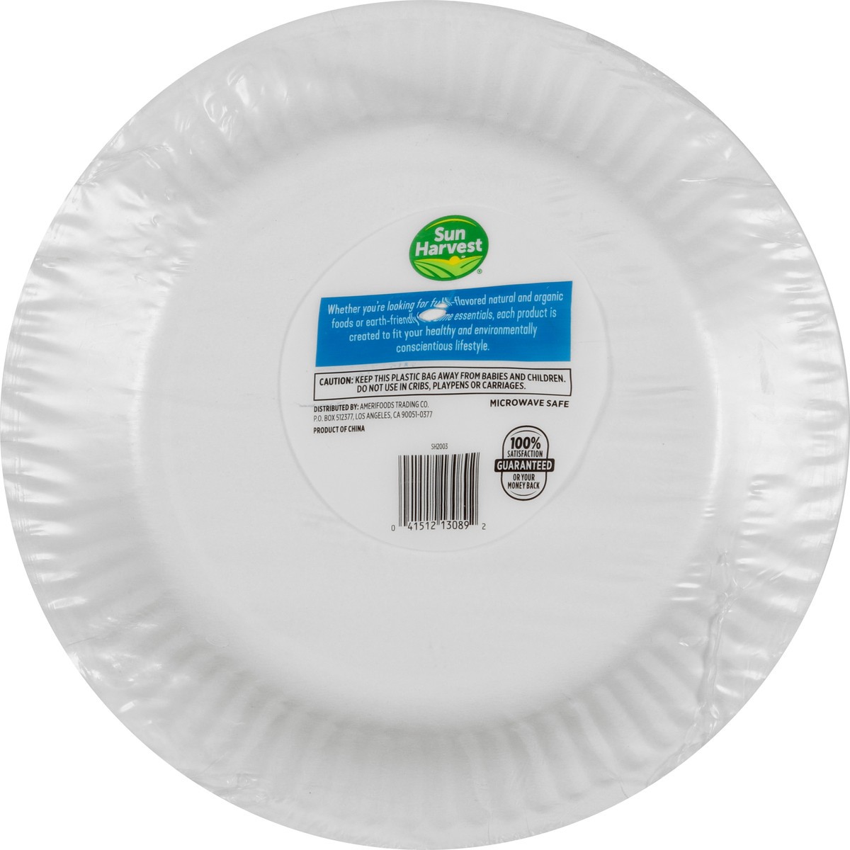 slide 3 of 9, Sun Harvest Uncoated 9 In Paper Plates, 100 ct