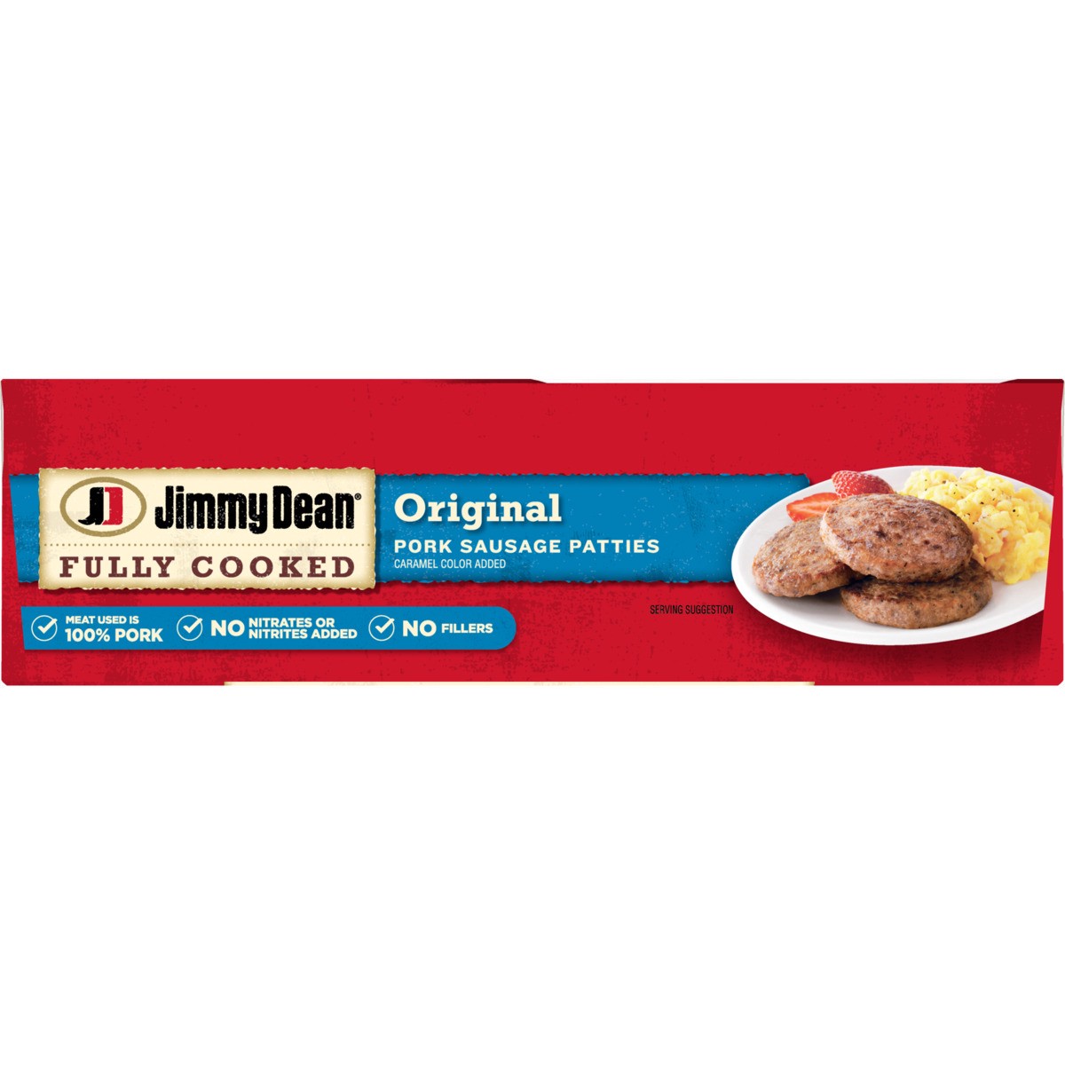 slide 13 of 13, Jimmy Dean Fully Cooked Original Pork Breakfast Sausage Patties, 24 Count, 850.49 g