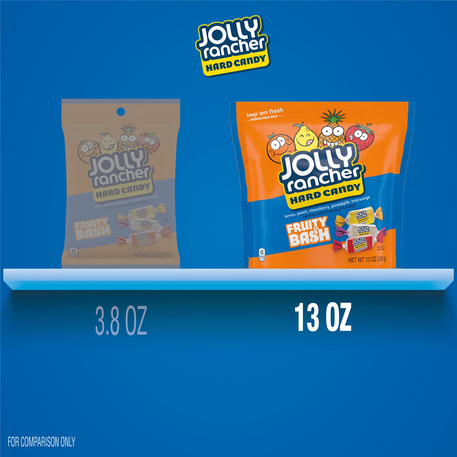 slide 4 of 8, Jolly Rancher Hard Candy, Assorted Flavors, 13 oz