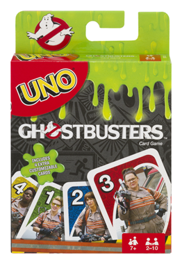 slide 1 of 1, Mattel Games Uno Uno Ghostbusters, 1 ct