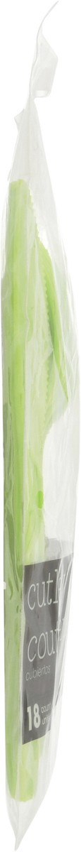 slide 5 of 9, Celebrations Fresh Lime Cutlery 18 ea, 18 ct