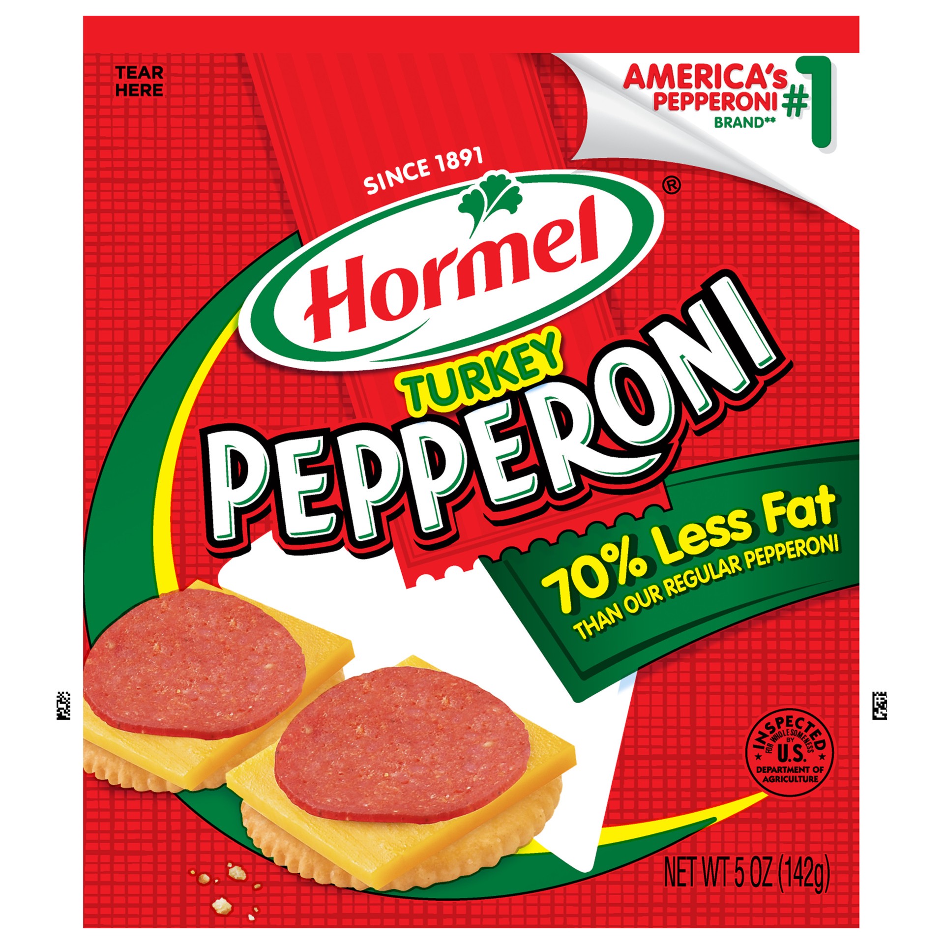 slide 1 of 1, HORMEL Pepperoni Turkey Center Store, 5 oz