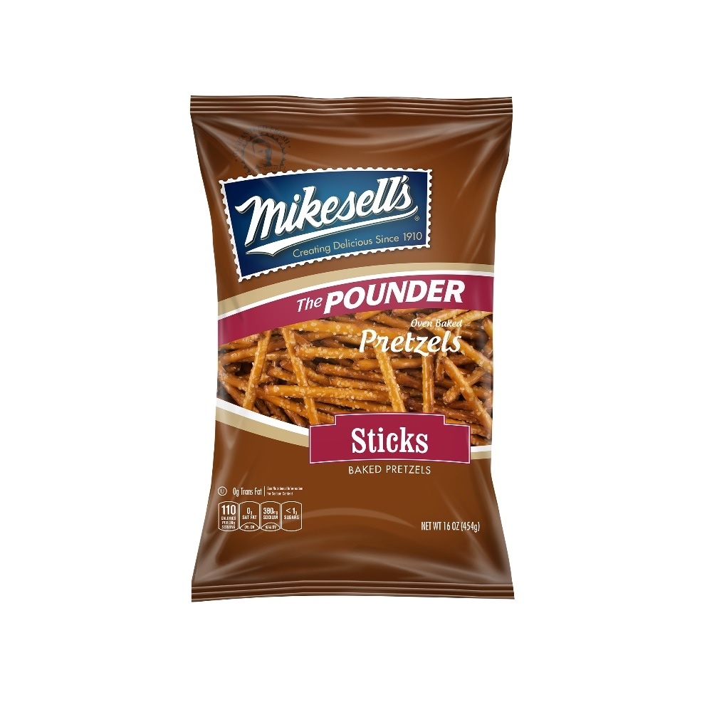 slide 1 of 1, Mikesell's Pretzel Sticks, 16 oz