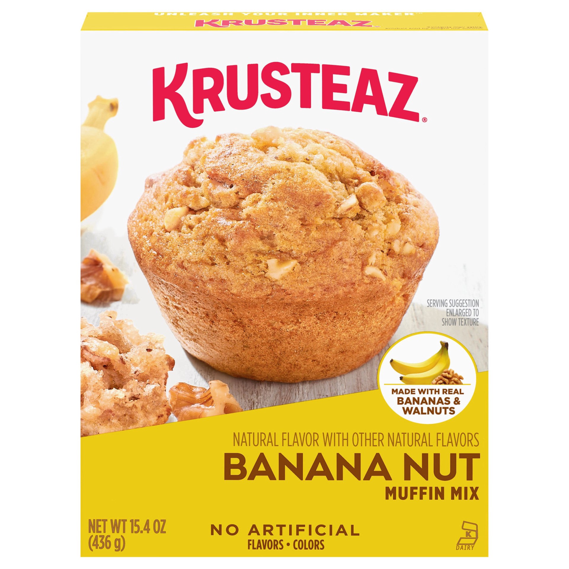 slide 1 of 9, Krusteaz Banana Nut Muffin Mix - 15.4 oz, 15.4 oz