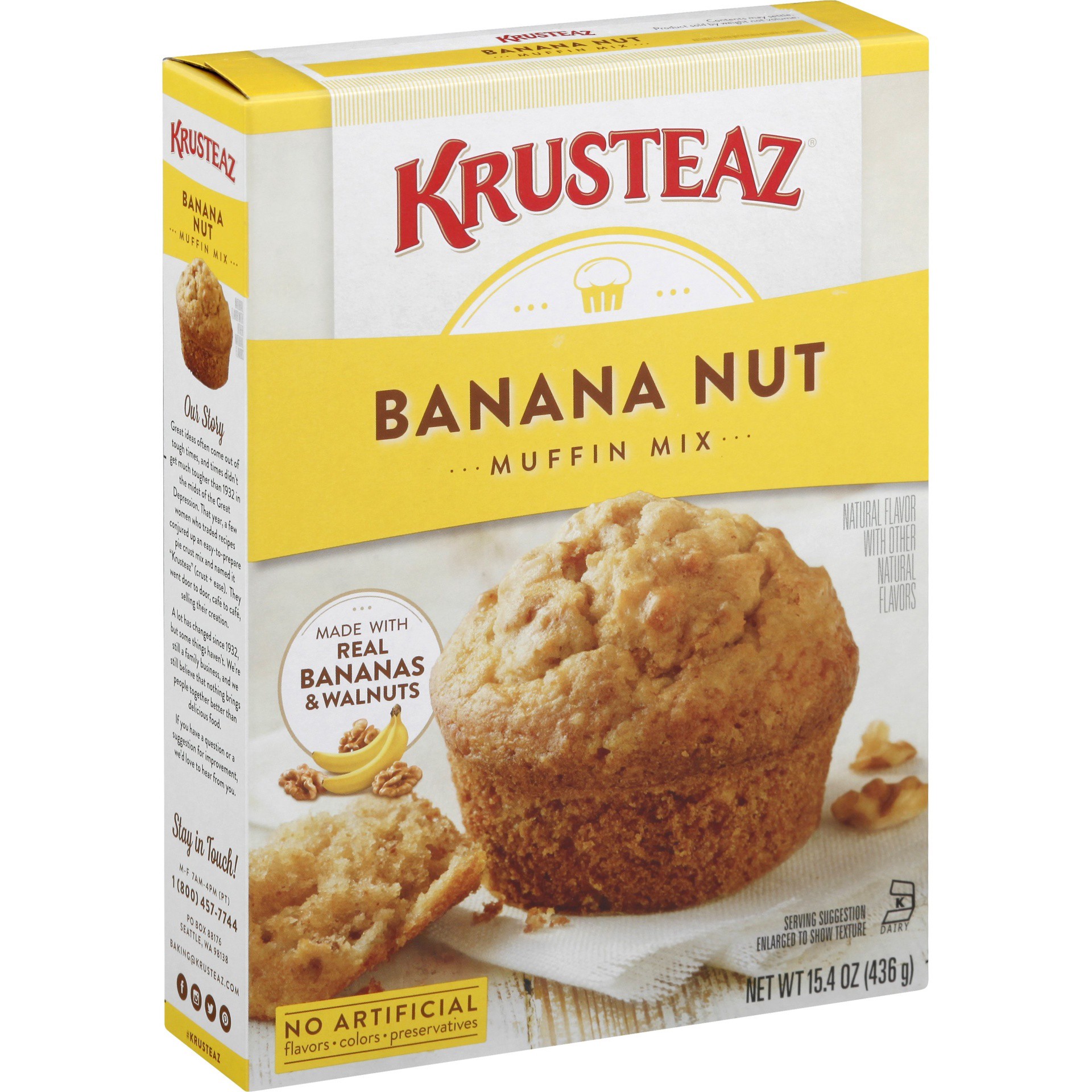 slide 1 of 9, Krusteaz Muffin Mix, 15.4 oz