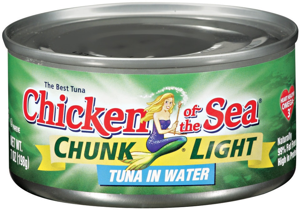 slide 1 of 1, Chicken of the Sea Chunk Light In Water Tuna, 7 oz