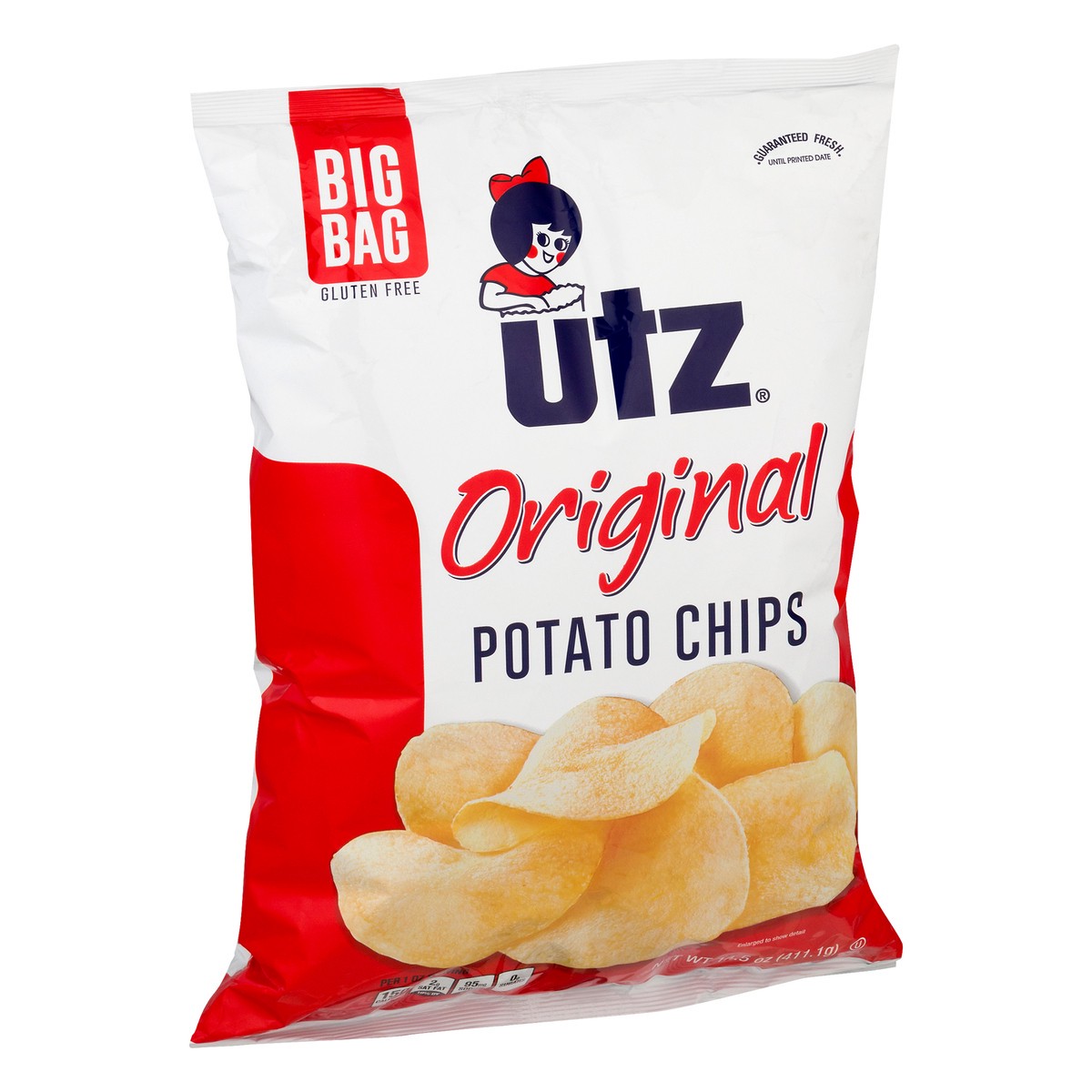 slide 2 of 9, Utz Big Bag Original Potato Chips 14.5 oz, 14.5 oz