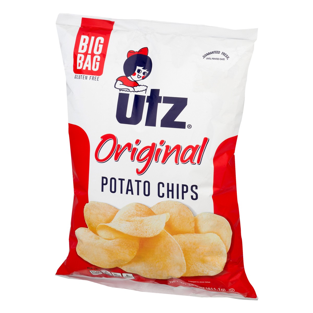 slide 3 of 9, Utz Big Bag Original Potato Chips 14.5 oz, 14.5 oz