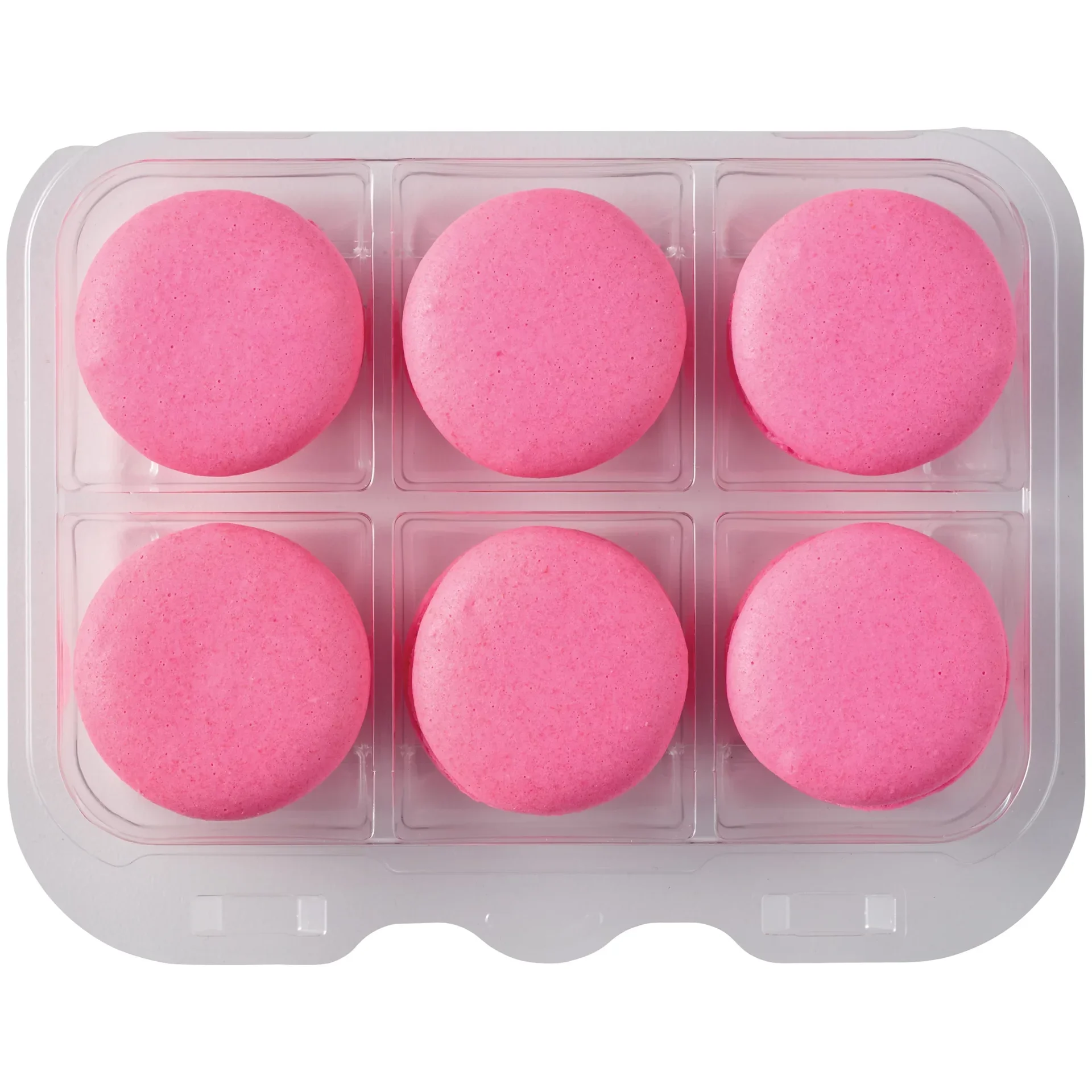 slide 1 of 1, H-E-B Bakery Raspberry Macaron Cookies, 6 ct