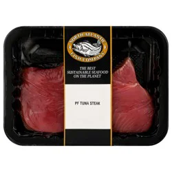 Wild Caught Yellowfin Tuna Steaks Previously Frozen