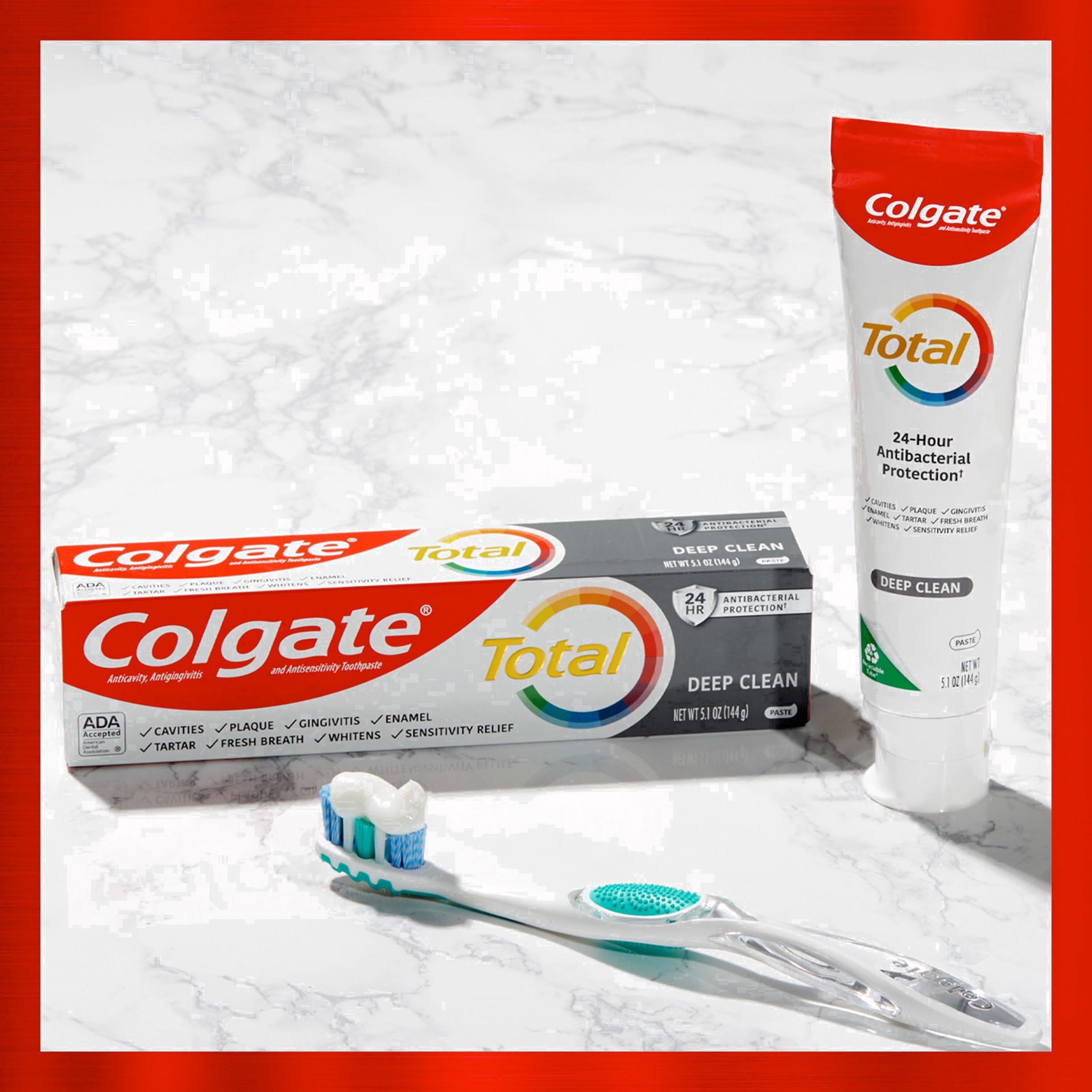 slide 43 of 53, Colgate Total Deep Clean Toothpaste, 5.1 oz