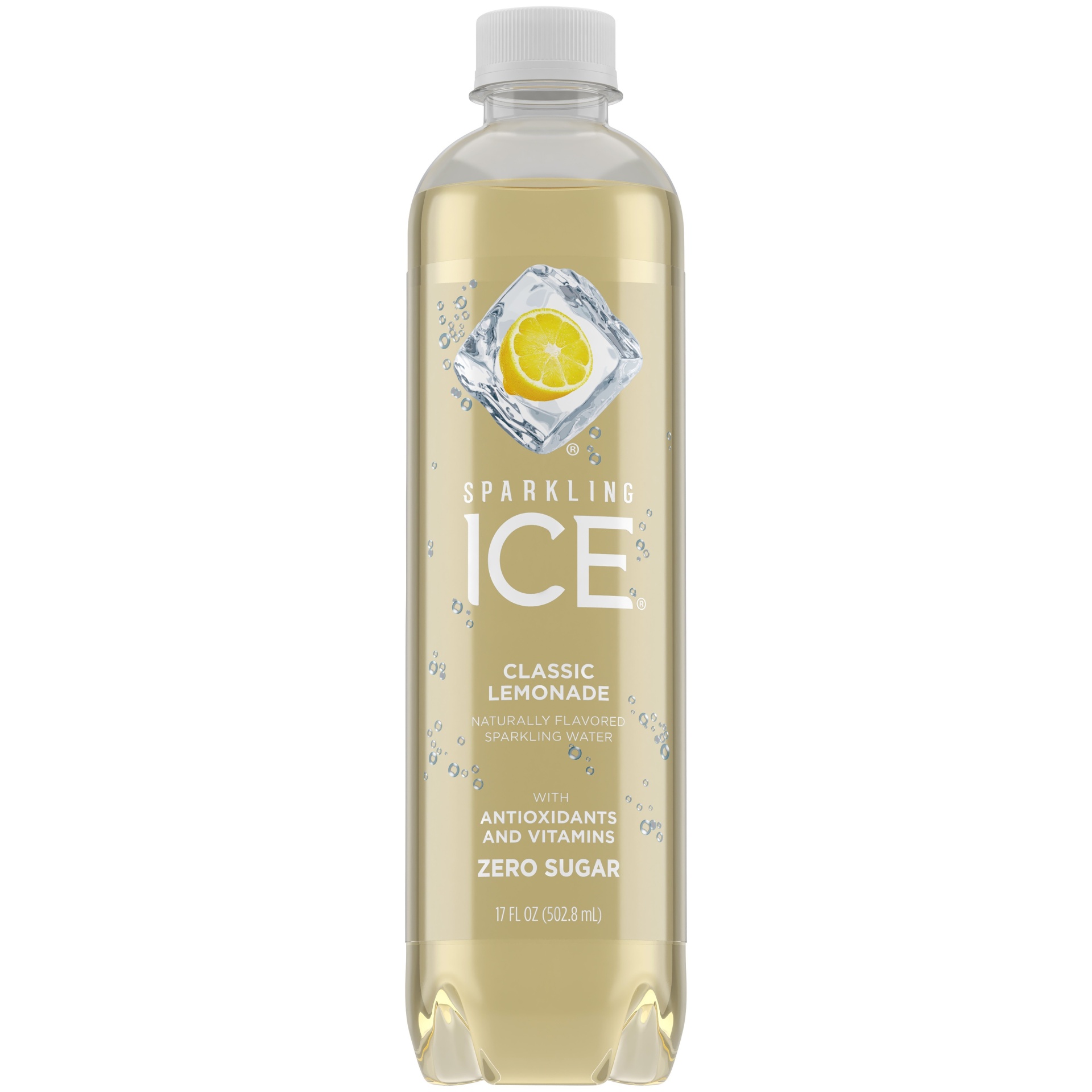 slide 1 of 6, Sparkling ICE Classic Lemonade Bottle, 17 fl oz