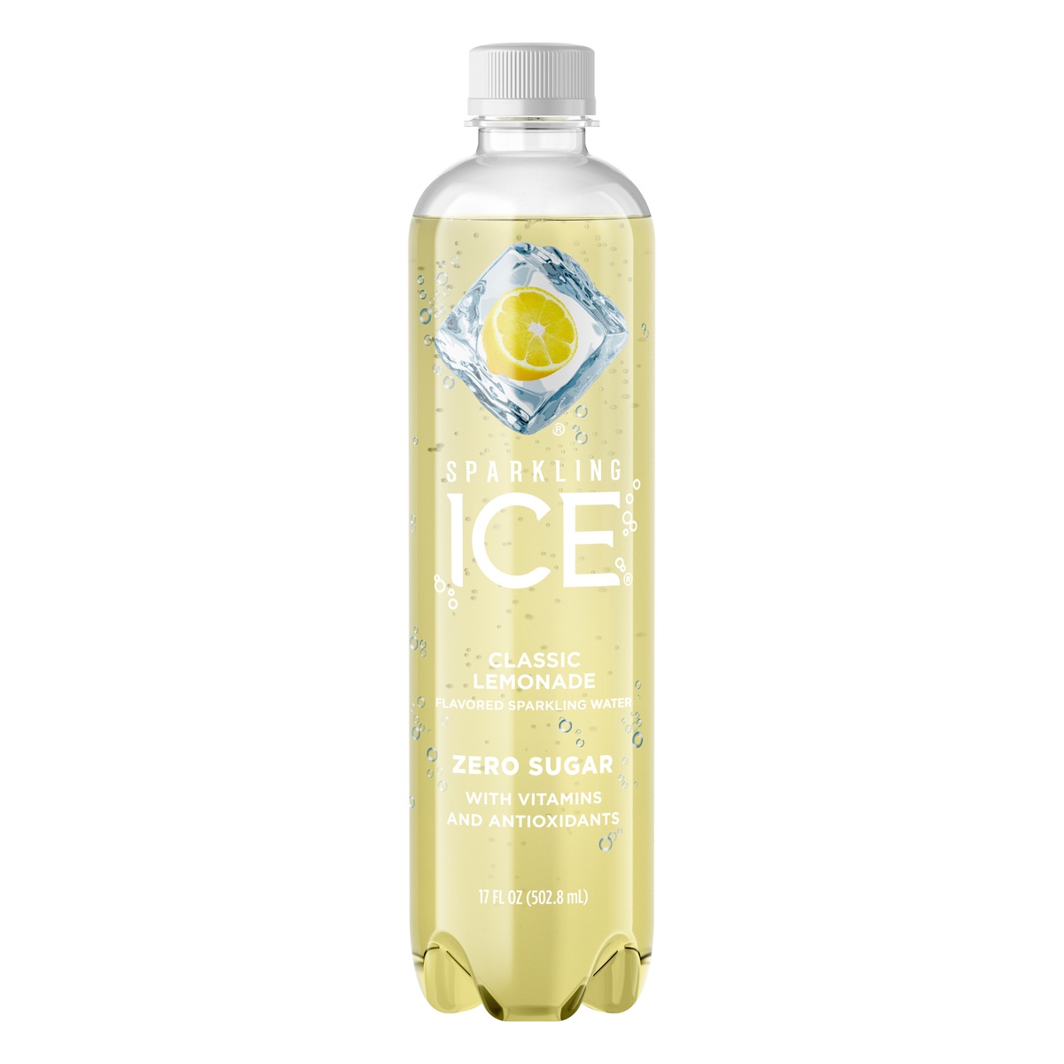 slide 1 of 6, Sparkling ICE Classic Lemonade Bottle, 17 fl oz