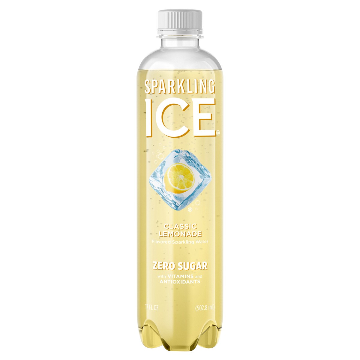 slide 1 of 10, Sparkling ICE Zero Sugar Classic Lemonade Sparkling Water, 17 oz