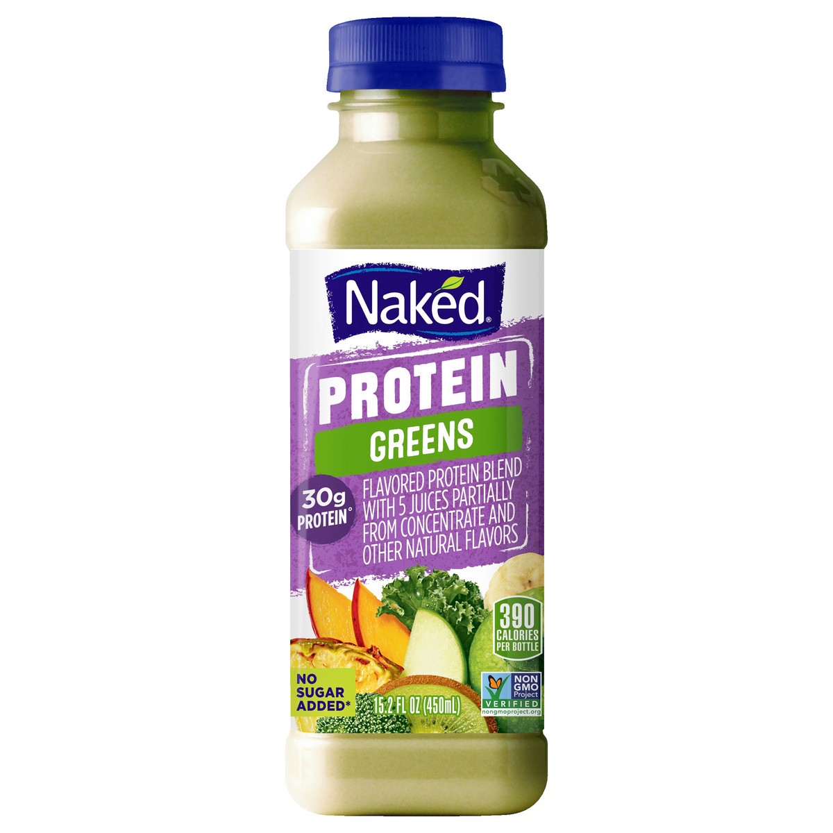 slide 11 of 11, Naked Protein Greens Juice 15.2 oz, 15.2 oz
