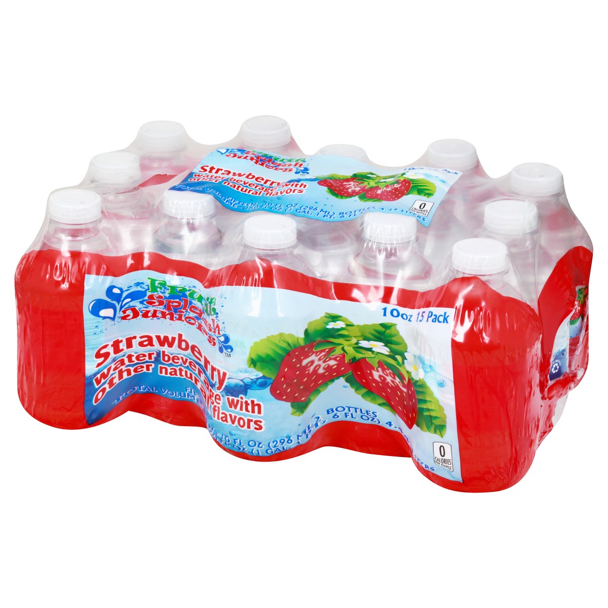 slide 12 of 13, Fruit Splash 15 Pack Strawberry Water Beverage 15 ea, 15 ct