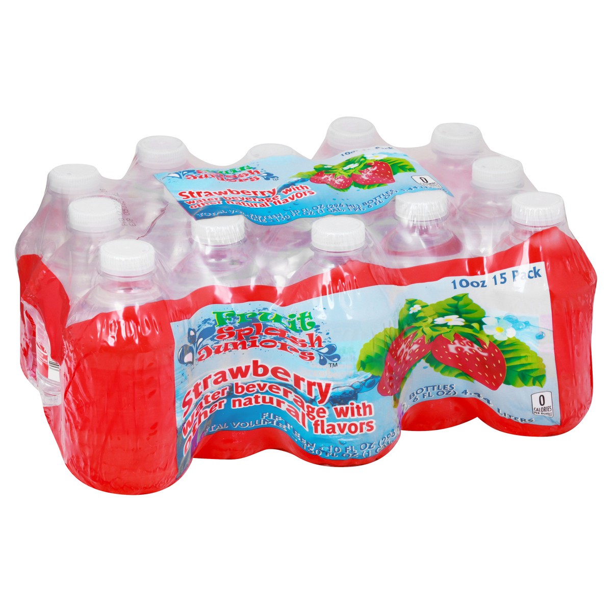 slide 11 of 13, Fruit Splash 15 Pack Strawberry Water Beverage 15 ea, 15 ct