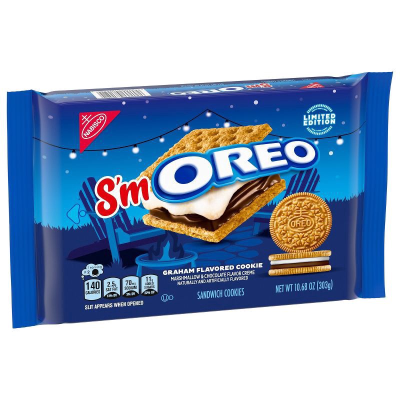 slide 4 of 13, OREO S'mOREO Sandwich Cookies, Limited Edition, 10.68 oz, 10.68 oz